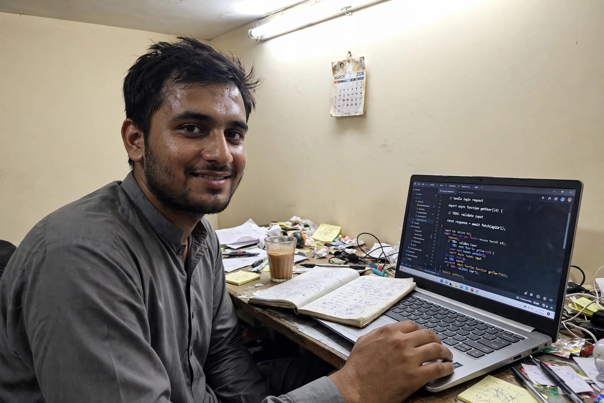 Abdullah Shafqat, web developer and AI instructor at Al-Feham Academy Rawalpindi