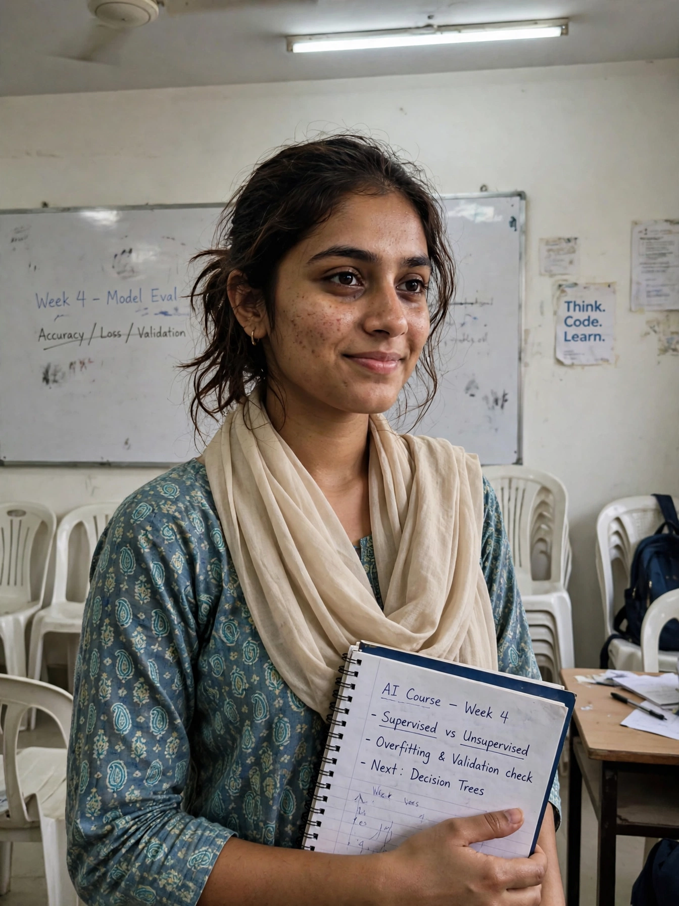 Naila Waqas, AI instructor at Al-Feham Academy Rawalpindi